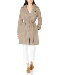 Calvin Klein Single Breasted Belted Rain Jacket with Removable Hood | Coats & Outerwear 11 Calvin Klein Single Breasted Belted Rain Jacket with Removable Hood | Coats & Outerwear -Closet Fave Shop 612SBSUiCKS. AC SR736920