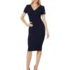 Calvin Klein Scuba Crepe Button Detail Sheath | Dresses -Closet Fave Shop 613weT349WL. AC SR736920
