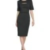 Calvin Klein Scuba Short Sheath Dress with Cutout Detail | Dresses -Closet Fave Shop 618HO0VxUML. AC SR736920