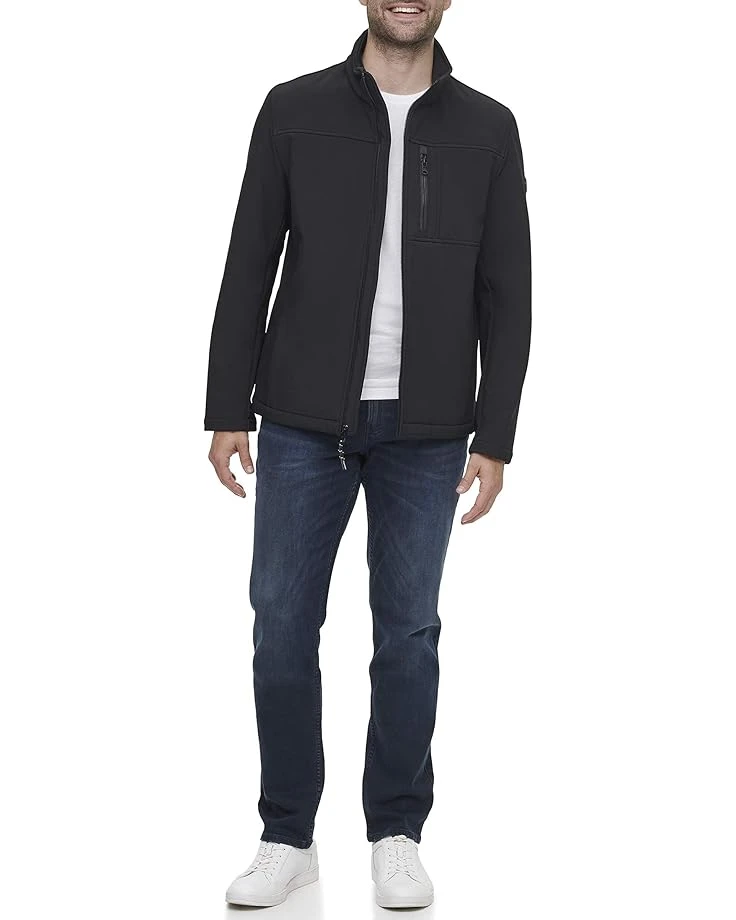 Calvin Klein Water Resistant Soft Shell Open Bottom Jacket (Standard and Big & Tall) | Coats & Outerwear 3 Calvin Klein Water Resistant Soft Shell Open Bottom Jacket (Standard and Big & Tall) | Coats & Outerwear