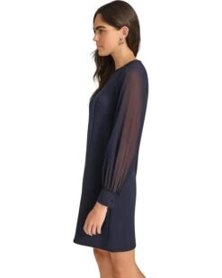 Calvin Klein Scuba Crepe Chiffon Sleeve Aline Dress | Dresses 8 Calvin Klein Scuba Crepe Chiffon Sleeve Aline Dress | Dresses -Closet Fave Shop 61DGHjX9dKL. AC SR736920