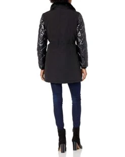 Calvin Klein Zip Front Polyfill Anorack Parka | Coats & Outerwear -Closet Fave Shop 61FmWJOicuL. AC SR736920