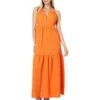 Calvin Klein Halter Gauze Maxi Dress | Dresses