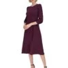 Calvin Klein Scuba Crepe 3/4 Sleeve Puff Sleeve Midi | Dresses 1 Calvin Klein Scuba Crepe 3/4 Sleeve Puff Sleeve Midi | Dresses -Closet Fave Shop 61LGfeXUeQL. AC SR736920