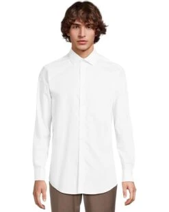 Calvin Klein Dress Shirt Regular Fit Non Iron Herringbone French Cuff | Shirts & Tops -Closet Fave Shop 61Sqpb1liwL. AC SR736920