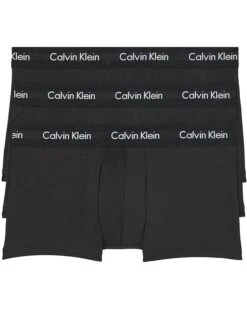 Calvin Klein Underwear Cotton Stretch Low Rise Trunks 3-Pack | Underwear