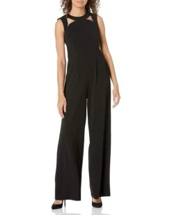 Calvin Klein Sleeveless Jumpsuit with Cut Outs | Jumpsuits & Rompers