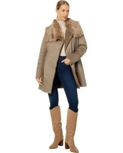 Calvin Klein Asymmetrical Faux Shearling | Coats & Outerwear -Closet Fave Shop 61egaaUczbL. AC SR736920