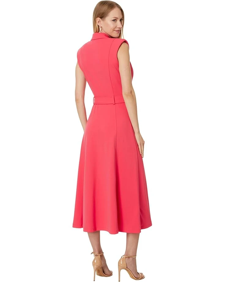 Calvin Klein Double Breasted A-Line Midi Dress | Dresses 4 Calvin Klein Double Breasted A-Line Midi Dress | Dresses - Image 2