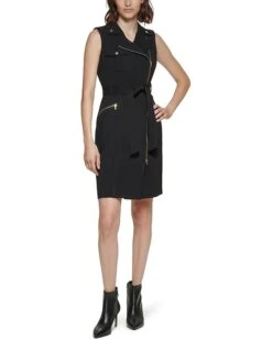 Calvin Klein Scuba Crepe Motto Dress | Dresses