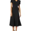 Calvin Klein V-Neck Short Sleeve Midi Dress | Dresses -Closet Fave Shop 61mjwG0qujL. AC SR736920