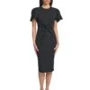 Calvin Klein Scuba Crepe Split Sleeve Sheath | Dresses -Closet Fave Shop 61qH07JW BL. AC SR736920