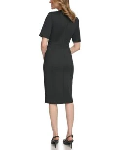 Calvin Klein Scuba Short Sheath Dress with Cutout Detail | Dresses -Closet Fave Shop 61rc7cBA5SL. AC SR736920