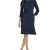 Calvin Klein Scuba Crepe 3/4 Sleeve Founce Skirt | Dresses -Closet Fave Shop 61xbjhBiwoL. AC SR736920