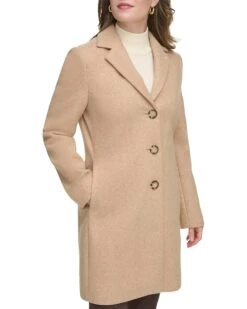 Calvin Klein Single Breasted Walker | Coats & Outerwear