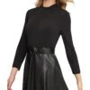 Calvin Klein Matte Jersey Combo Pu Leather Belted Aline | Dresses -Closet Fave Shop 71DiARptukL. AC SR736920