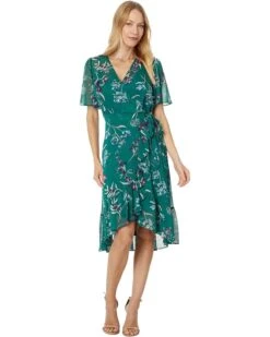 Calvin Klein Chiffon Floral Midi | Dresses