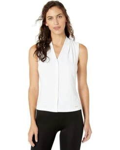 Calvin Klein Solid Sleeveless V-Neck Cami (Petite and Standard) | Shirts & Tops -Closet Fave Shop 71FD QLnaoL. AC SR736920