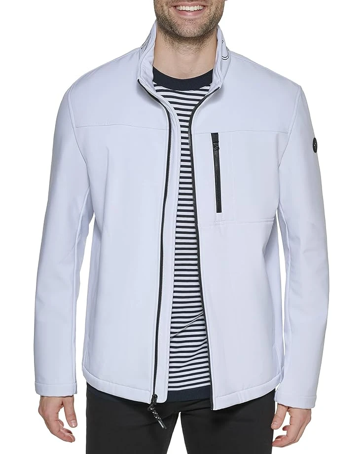 Calvin Klein Water Resistant Soft Shell Open Bottom Jacket (Standard and Big & Tall) | Coats & Outerwear 4 Calvin Klein Water Resistant Soft Shell Open Bottom Jacket (Standard and Big & Tall) | Coats & Outerwear - Image 2
