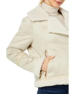 Calvin Klein Short Faux Shearling | Coats & Outerwear -Closet Fave Shop 71KcNCKHpiL. AC SR736920