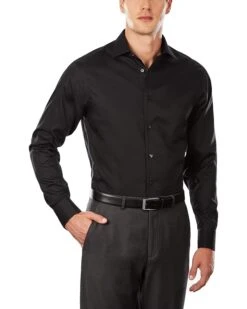 Calvin Klein Dress Shirt Regular Fit Non Iron Herringbone French Cuff | Shirts & Tops