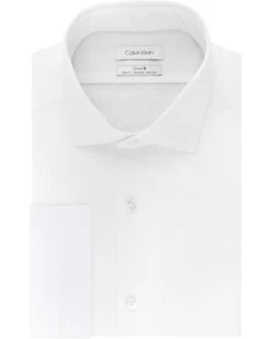 Calvin Klein Dress Shirt Slim Fit Non Iron Stretch Solid French Cuff | Shirts & Tops