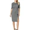 Calvin Klein 3/4 Sleeve Front Knot Sheath | Dresses 1 Calvin Klein 3/4 Sleeve Front Knot Sheath | Dresses -Closet Fave Shop 71rWuzsmZL. AC SR736920