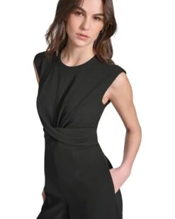 Calvin Klein Cap Sleeve Scuba Crepe Twist Front Midi Dress | Dresses 7 Calvin Klein Cap Sleeve Scuba Crepe Twist Front Midi Dress | Dresses -Closet Fave Shop 71ynkjECDL. AC SR736920