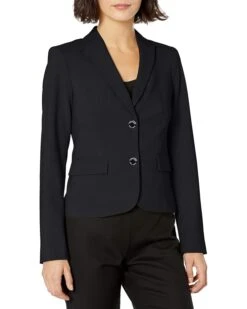 Calvin Klein Two Button Lux Blazer (Petite, Standard, & Plus) | Coats & Outerwear -Closet Fave Shop 71zR31W3 tL. AC SR736920