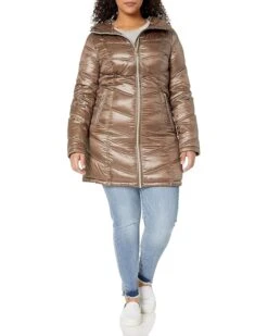 Calvin Klein Hooded Chevron Packable Down Jacket (Standard and Plus) | Coats & Outerwear -Closet Fave Shop 81AVukPCpuL. AC SR736920