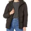 Calvin Klein Short Faux Fur Trimmed Puffer | Coats & Outerwear -Closet Fave Shop 81NicnxdoSL. AC SR736920