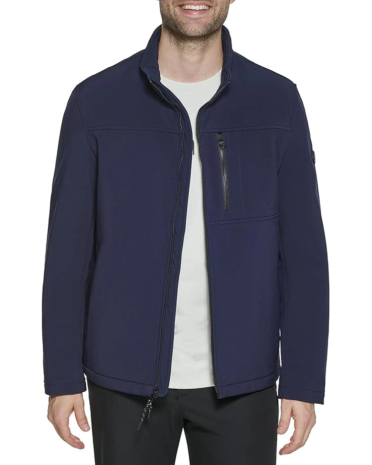 Calvin Klein Water Resistant Soft Shell Open Bottom Jacket (Standard and Big & Tall) | Coats & Outerwear 6 Calvin Klein Water Resistant Soft Shell Open Bottom Jacket (Standard and Big & Tall) | Coats & Outerwear - Image 4