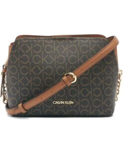Calvin Klein Hailey Signature Triple Compartment Chain Crossbody | Handbags