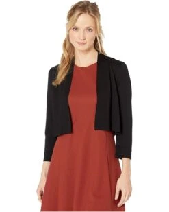 Calvin Klein Solid Rayon Knit Shrug | Sweaters