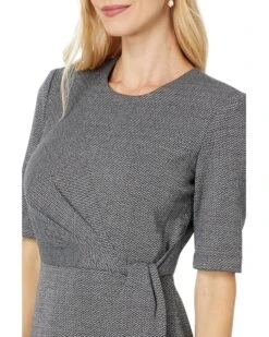 Calvin Klein 3/4 Sleeve Front Knot Sheath | Dresses -Closet Fave Shop 911taVyQWFL. AC SR736920