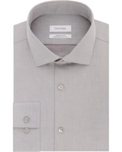 Calvin Klein Dress Shirt Xtreme Slim Fit Non Iron Herringbone | Shirts & Tops